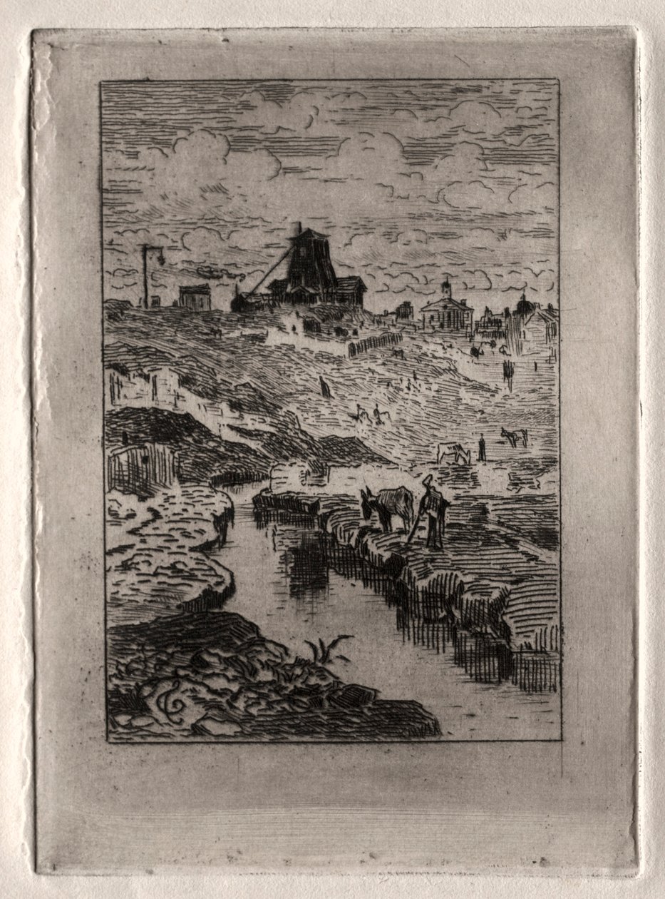 Le puits de la colline de Cailles - Felix Hilaire Buhot