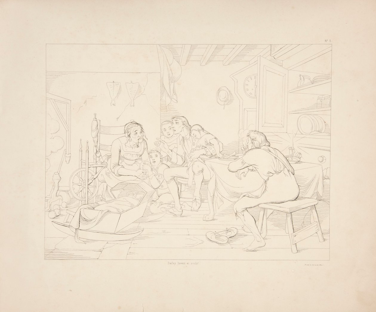 La légende de Sleepy Hollow, feuille 2 de 6 - Felix O. C. Darley