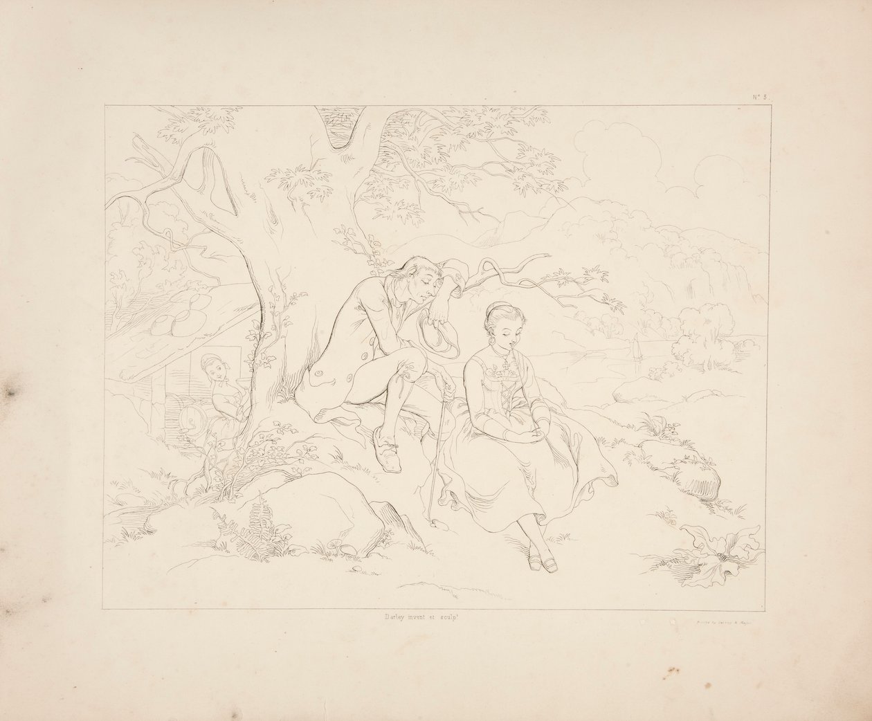 La Légende de Sleepy Hollow, feuille 3 de 6 - Felix O. C. Darley