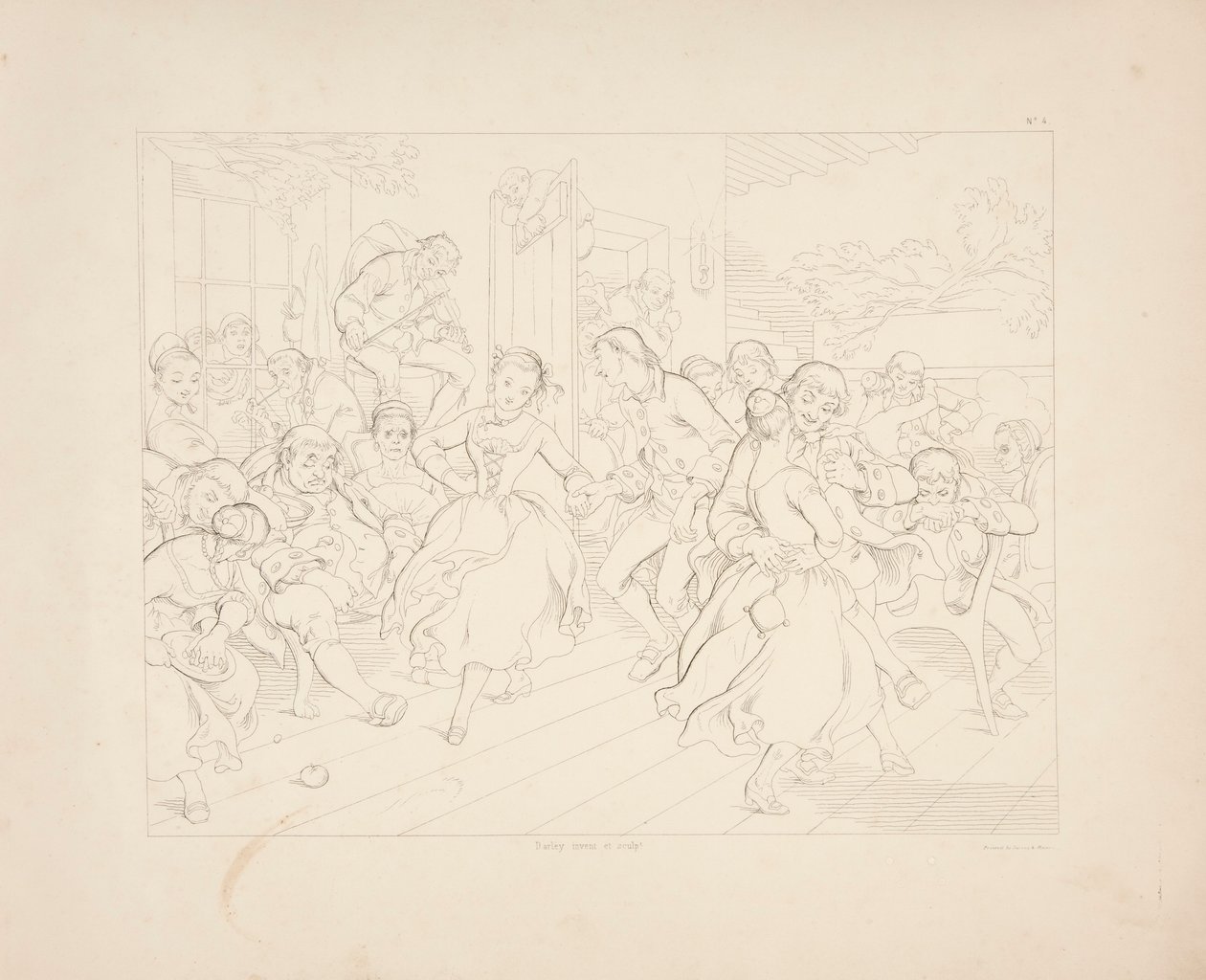 La légende de Sleepy Hollow, feuille 4 de 6 - Felix O. C. Darley