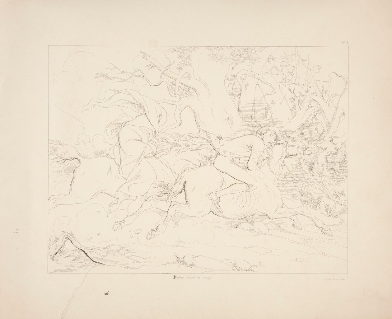 La légende de Sleepy Hollow, feuille 6 de 6 - Felix O. C. Darley