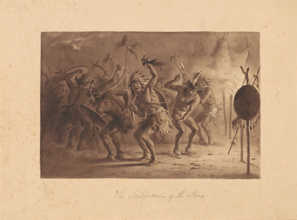 La danse du scalp des Sioux - Felix Octavius Carr Darley