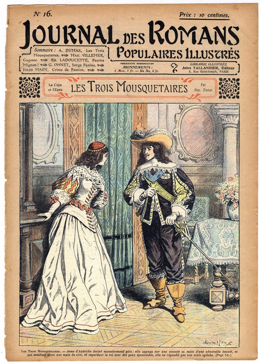 Roman feuilleton : "Les Trois Mousquetaires" d