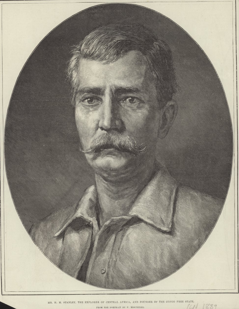 Henry Morton Stanley (gravure) - Felix Stone (after) Moscheles
