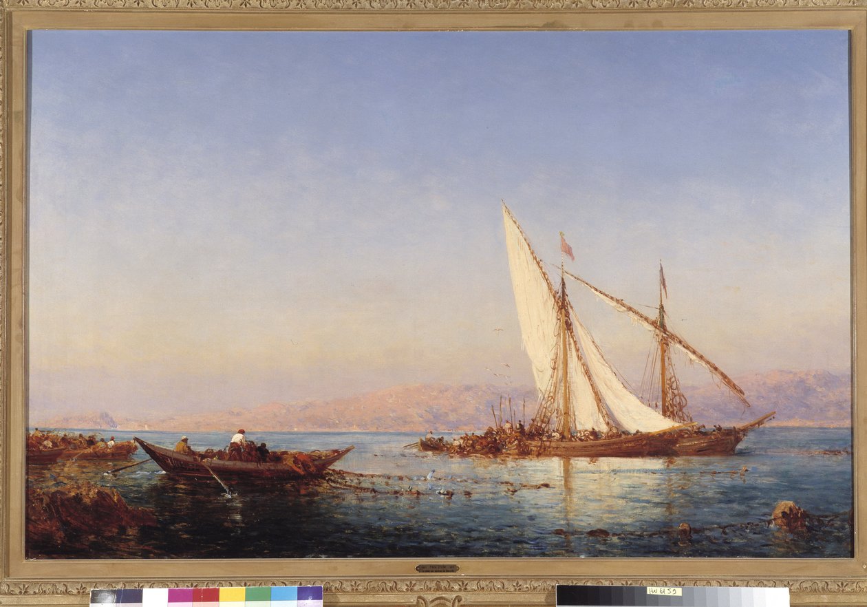 Pêche à Marseille - Félix Ziem