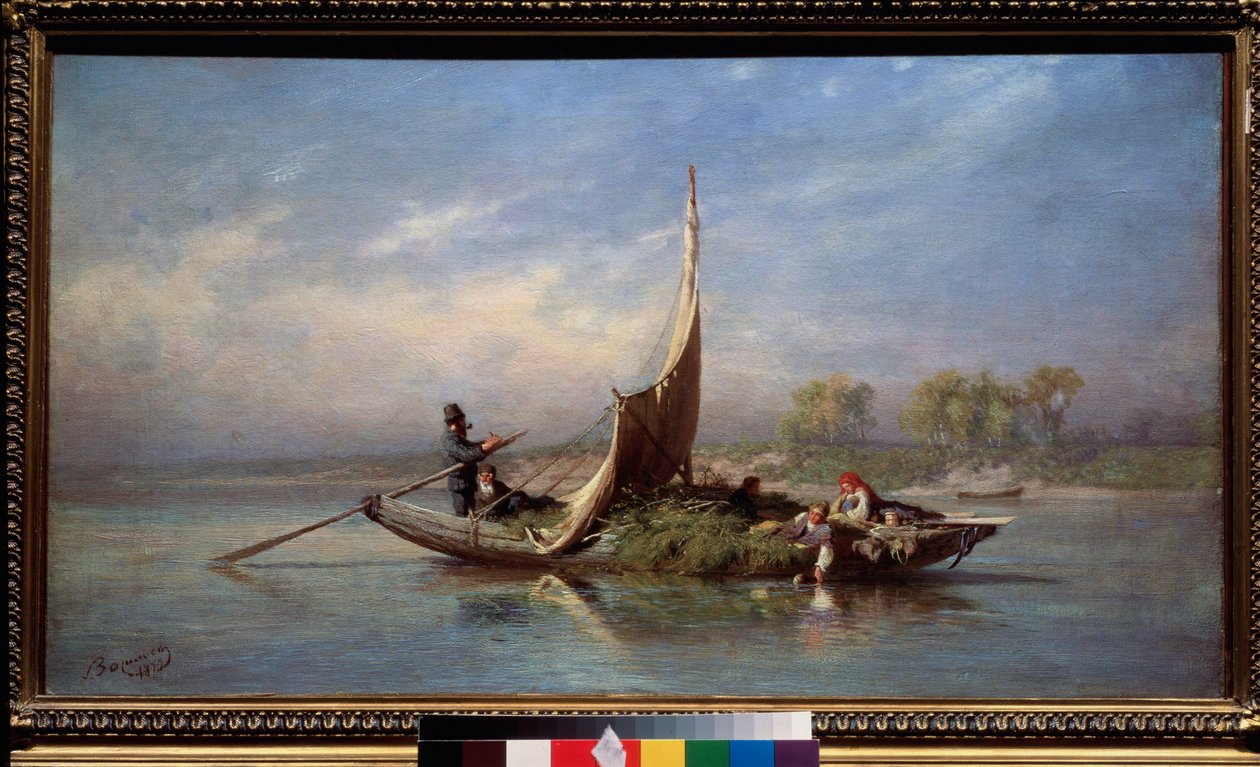 Famille dans un bateau - Feodor Alexandrovich Vassiliev