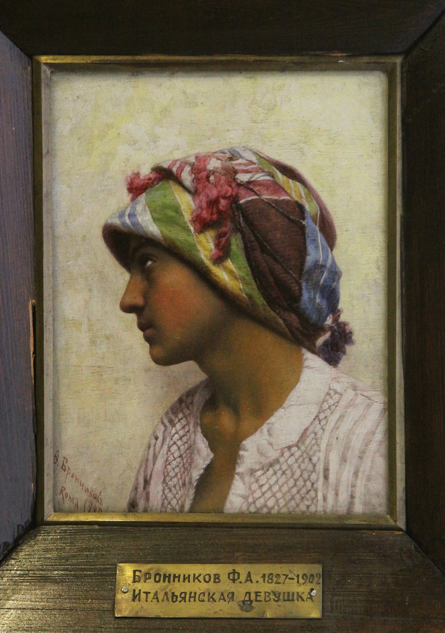 La fille italienne, 1880 - Feodor Andreyevich Bronnikov