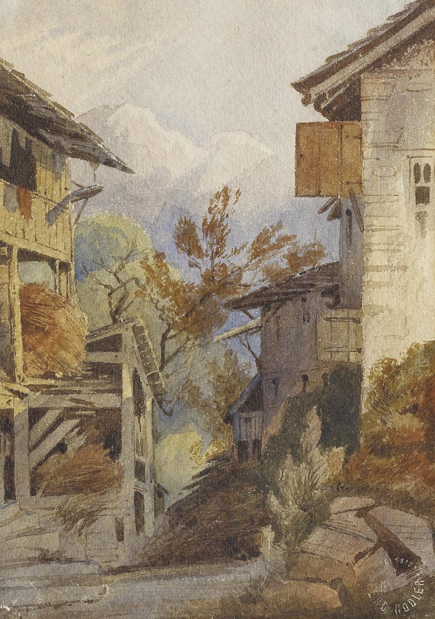 Maisons de paysans en Savoie - Ferdinand Hodler