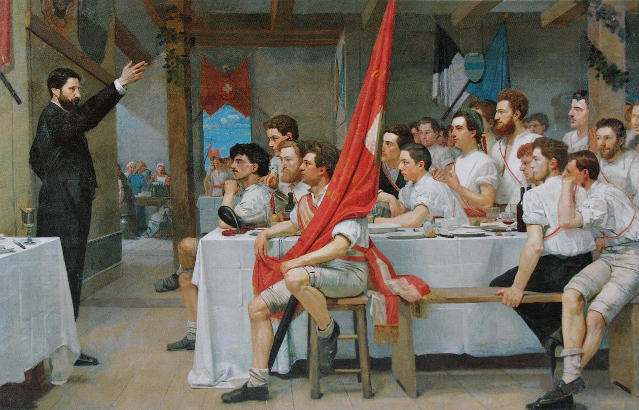 Le banquet des gymnastes - Ferdinand Hodler