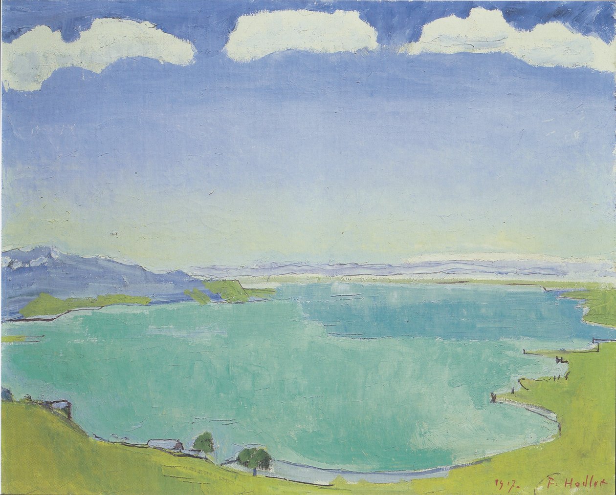 Lac Léman vu de Caux - Ferdinand Hodler