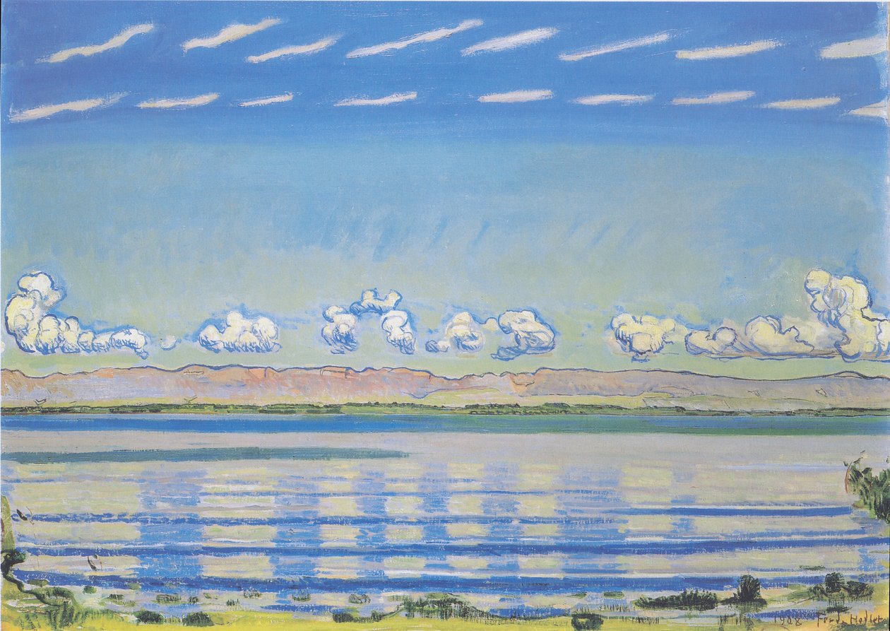 Paysage rythmique au lac Léman - Ferdinand Hodler