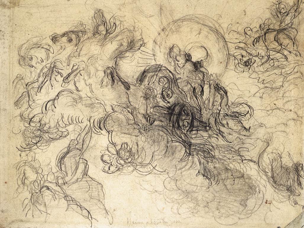 Apollon tue Python | Ferdinand Victor Eugene Delacroix
