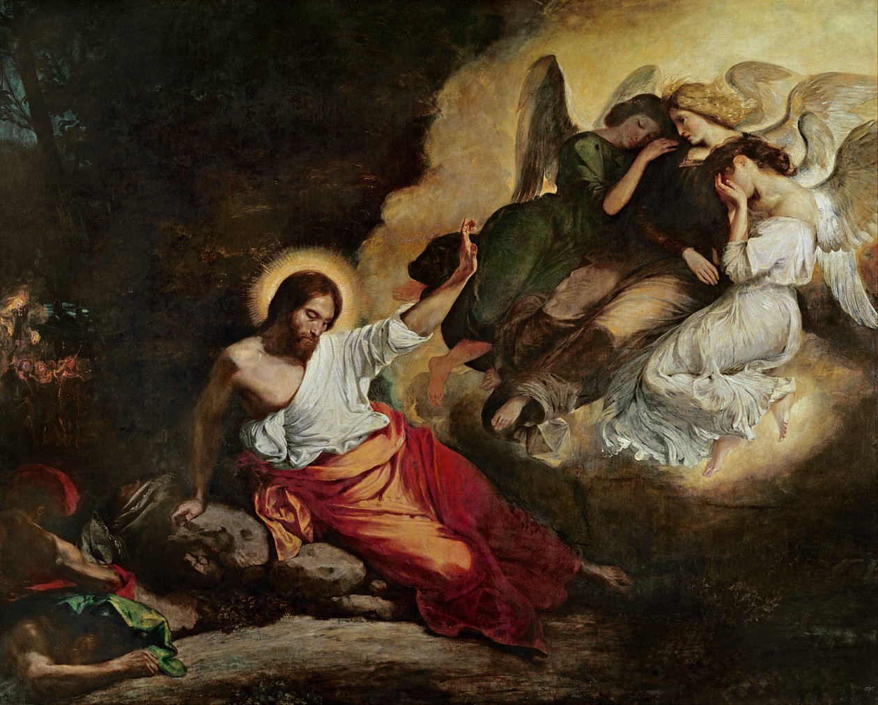 Christ au jardin des Oliviers, 1827 - Ferdinand Victor Eugene Delacroix