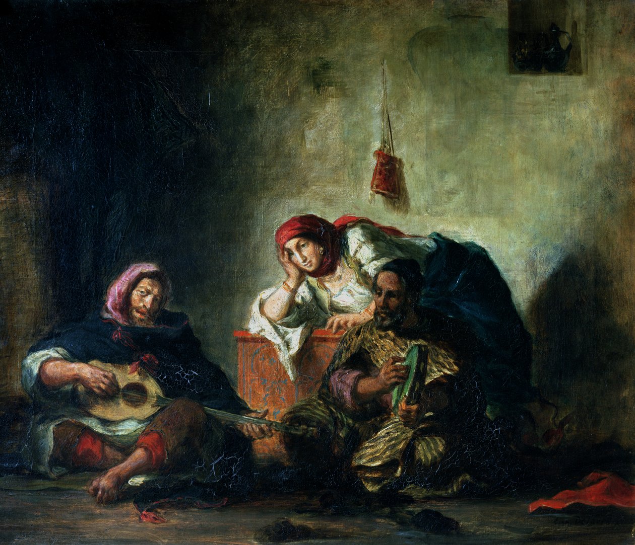 Musiciens juifs à Mogador, 1847 - Ferdinand Victor Eugene Delacroix