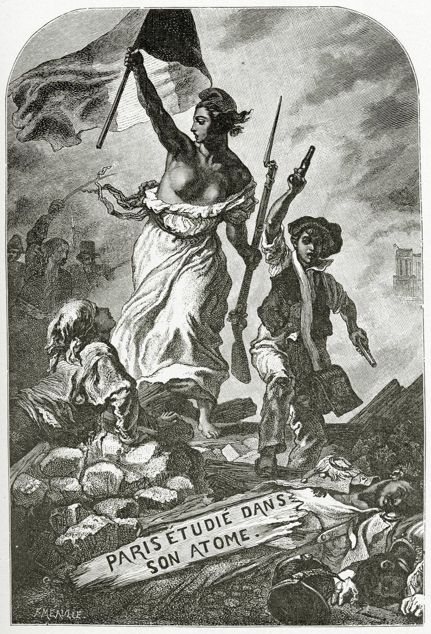 Paris étudié dans son atome, 19ème siècle - Ferdinand Victor Eugene Delacroix