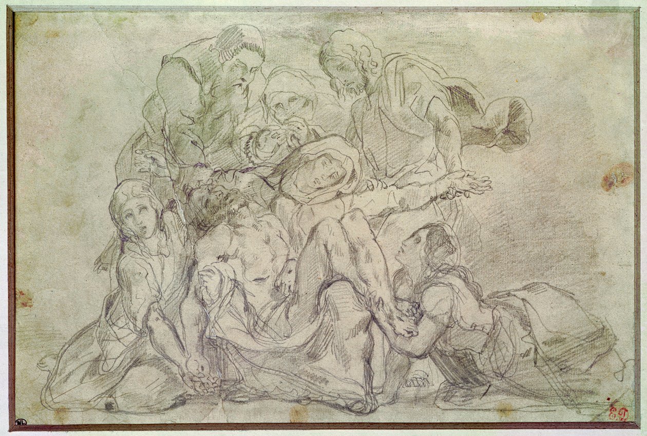Pietà - Ferdinand Victor Eugene Delacroix