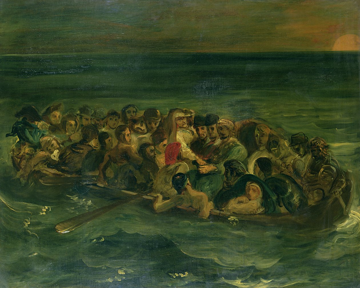 Esquisse pour Le Naufrage de Don Juan, 1839 - Ferdinand Victor Eugene Delacroix