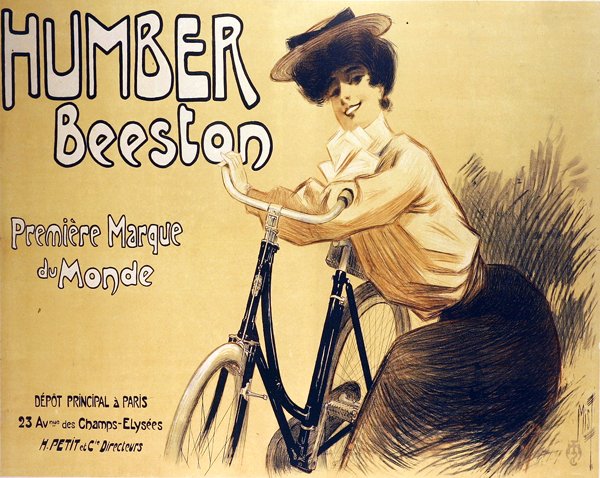 Affiche publicitaire pour les bicyclettes Humber Beeston - Ferdinand  Misti Mifliez