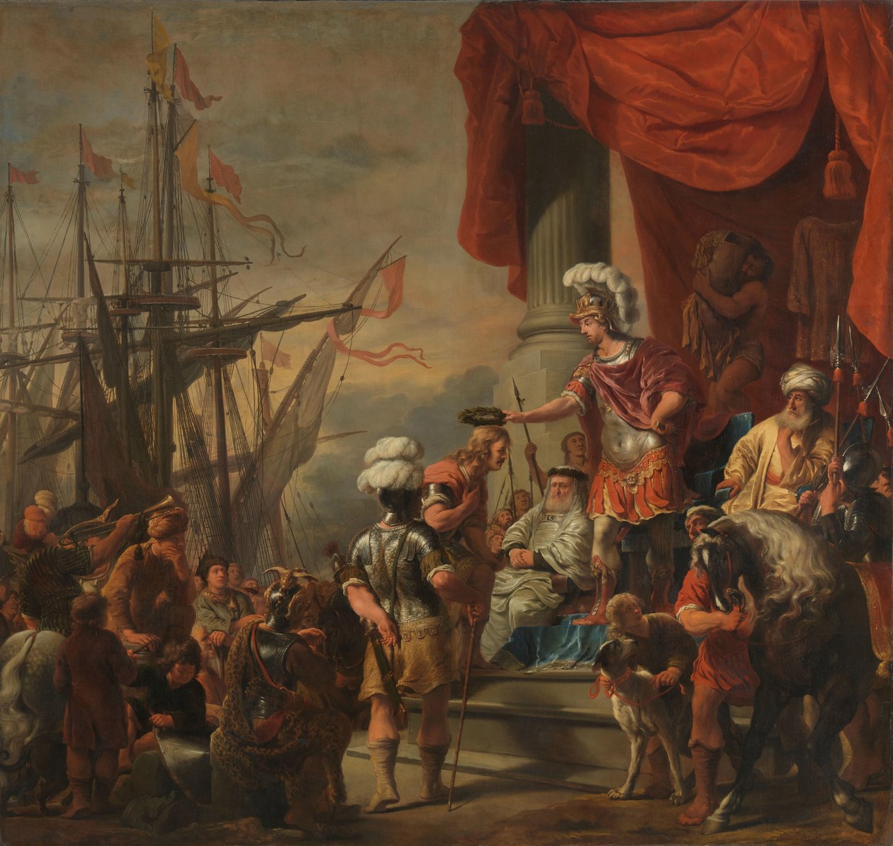 Énée à la cour de Latinus - Ferdinand Bol