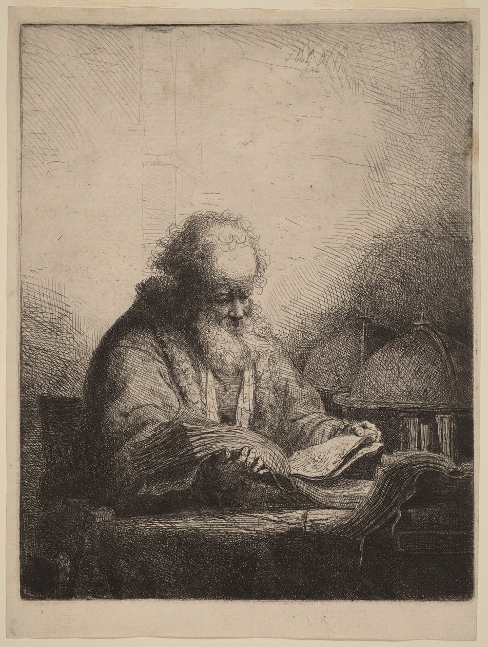 Un vieil homme lisant - Ferdinand Bol
