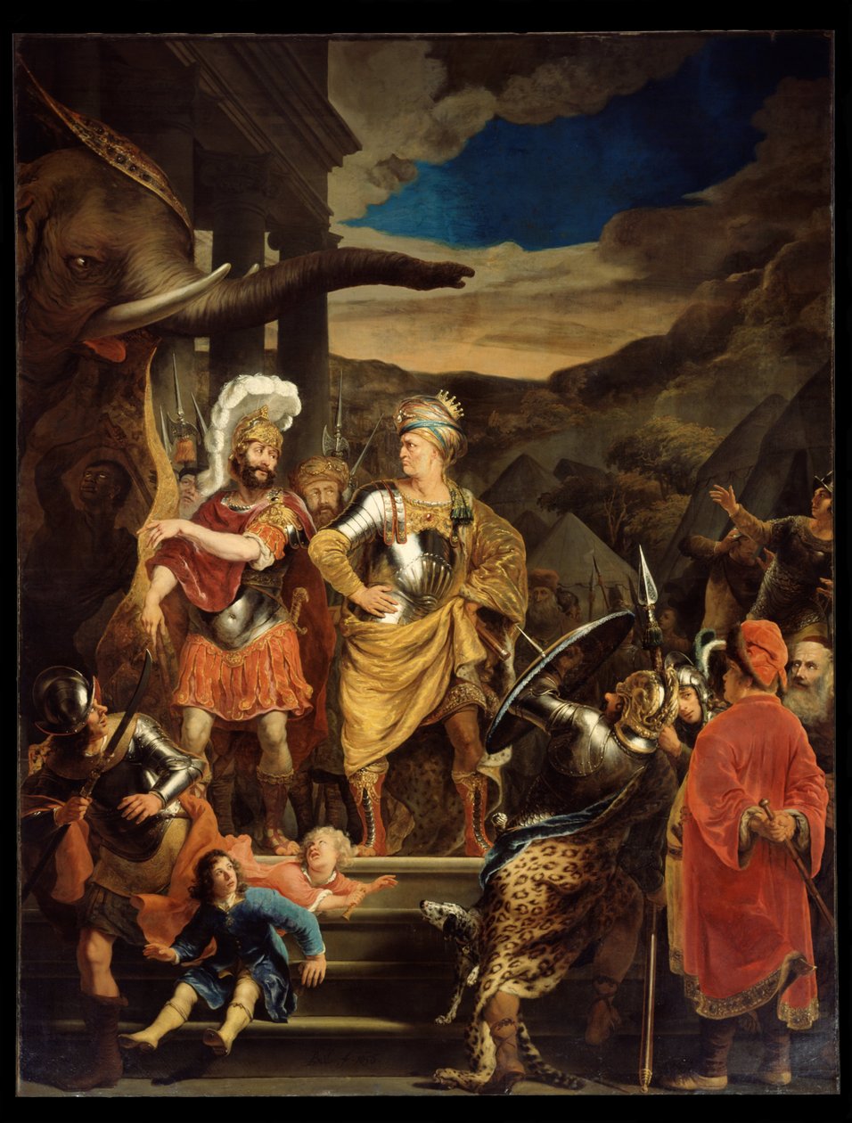 Fabritius und Pyrrhus - Ferdinand Bol