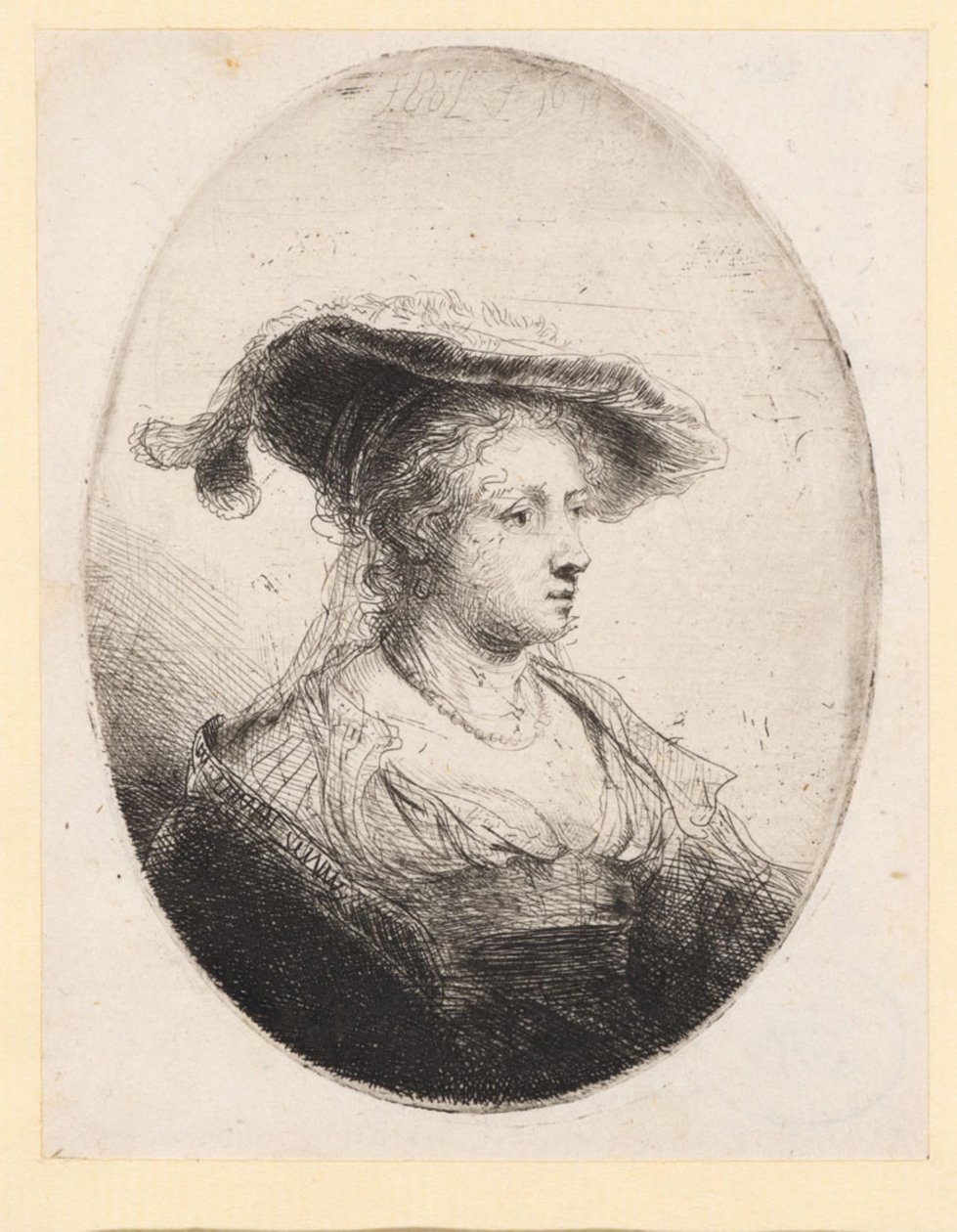 Jeune femme au chapeau - Ferdinand Bol