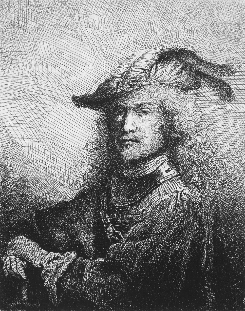Autoportrait, connu sous le nom de Jeune guerrier - Ferdinand Bol