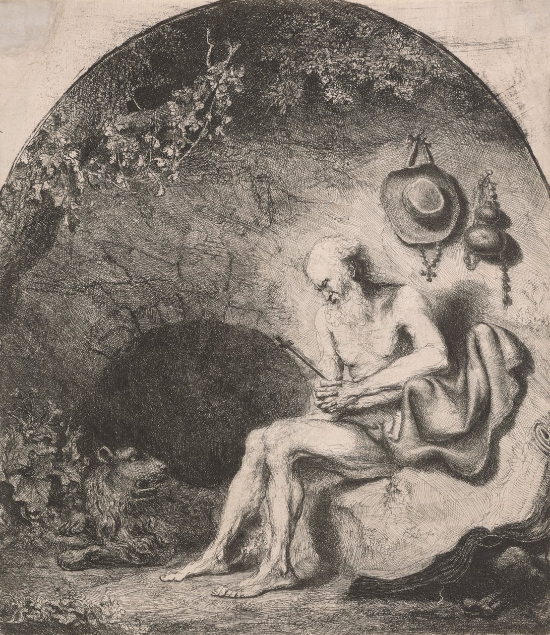 Saint Jérôme dans la grotte - Ferdinand Bol