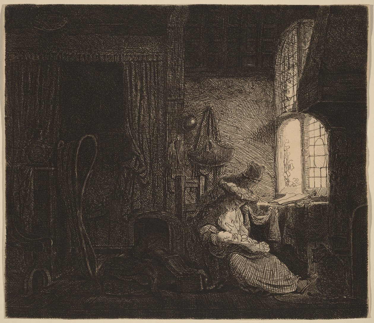 La famille dans la pièce - Ferdinand Bol
