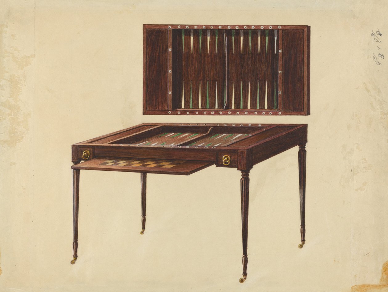 Table de jeu - Ferdinand Cartier