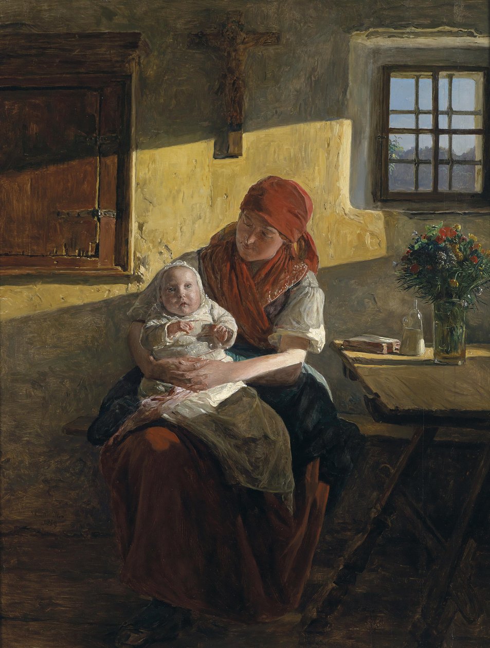 Ferdinand Georg Waldmüller Inquiétude du dimanche 1859 - Ferdinand Georg Waldmuller