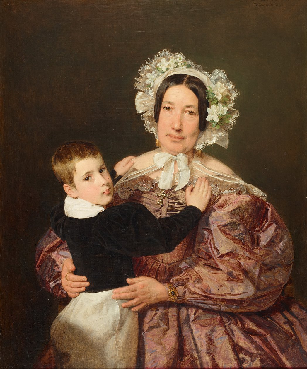 Mme Lindner avec son fils - Ferdinand Georg Waldmüller