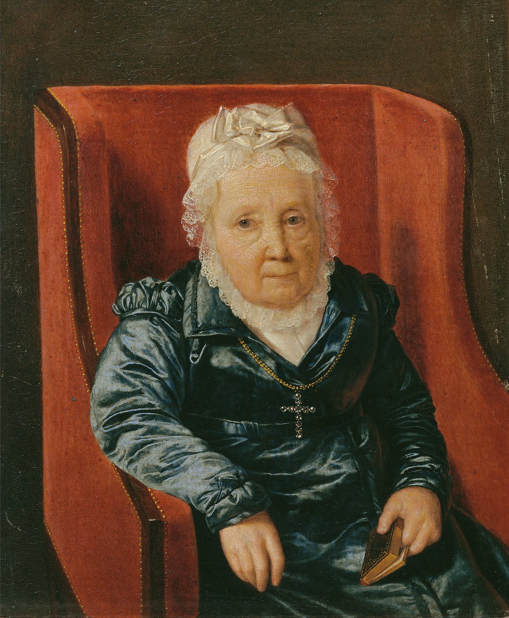 Rosina Wieser dans le fauteuil - Ferdinand Georg Waldmuller