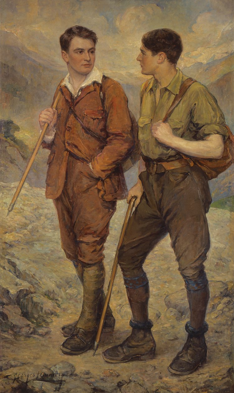 La marche des Highlands - Ferdinand George Lemmers