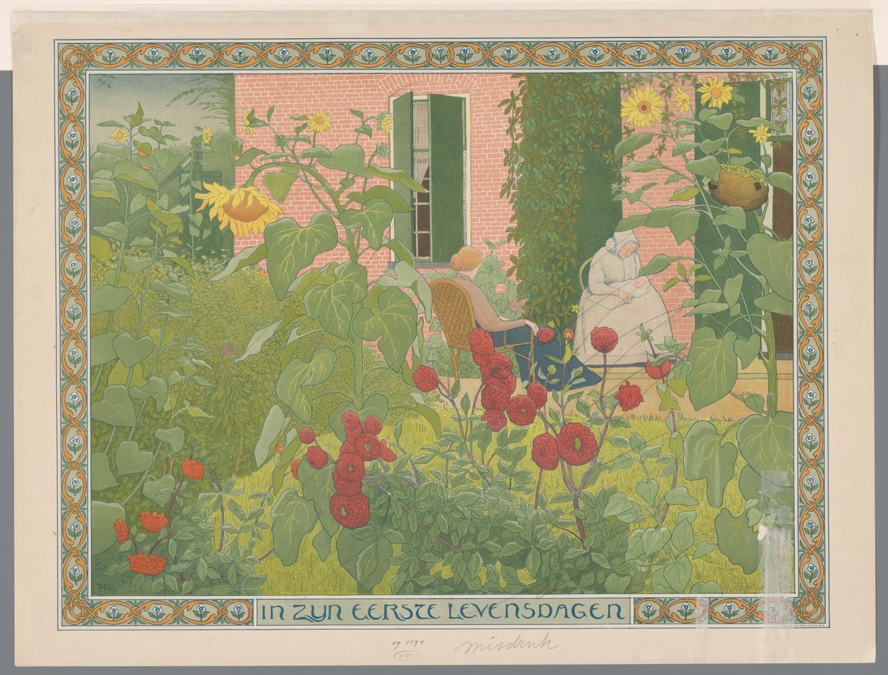 Deux femmes avec bébé - Ferdinand Hart Nibbrig