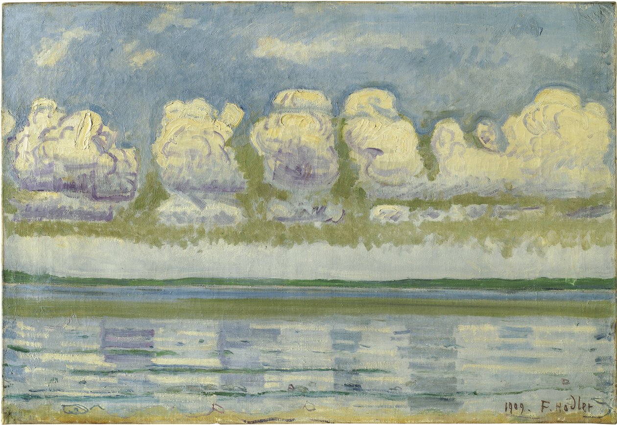Lac Léman avec le Jura suisse, 1909 - Ferdinand Hodler