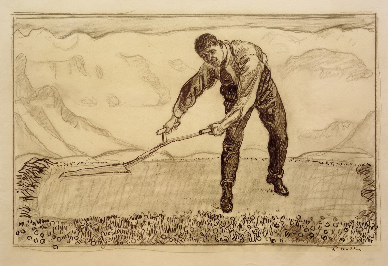 Faucheurs dans le champ - Ferdinand Hodler