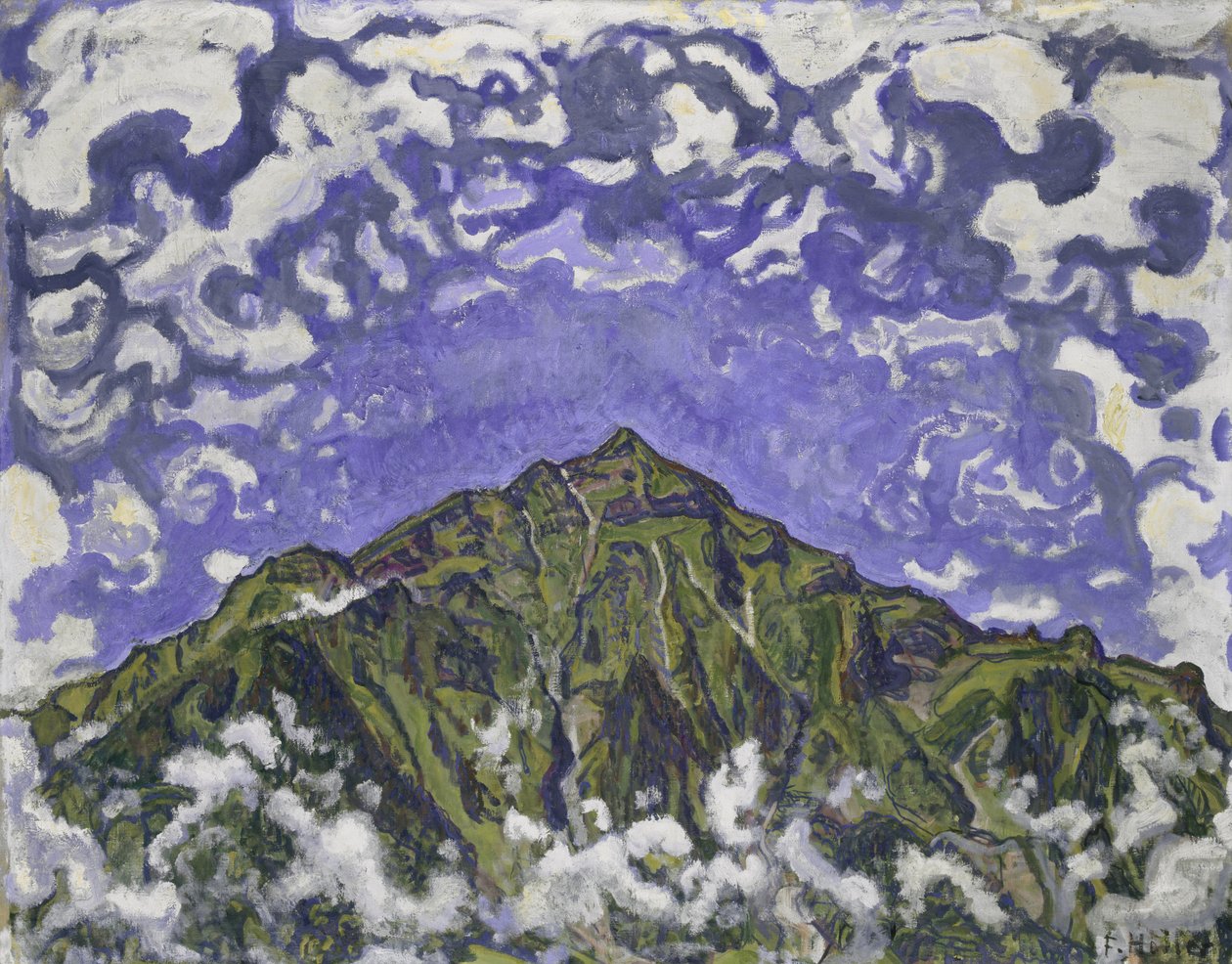 Mont Niesen vu de Heustrich, 1910 - Ferdinand Hodler