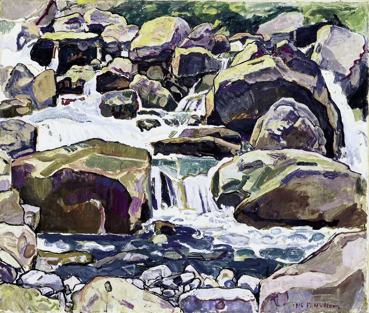 Ruisseau de montagne près de Champéry - Ferdinand Hodler