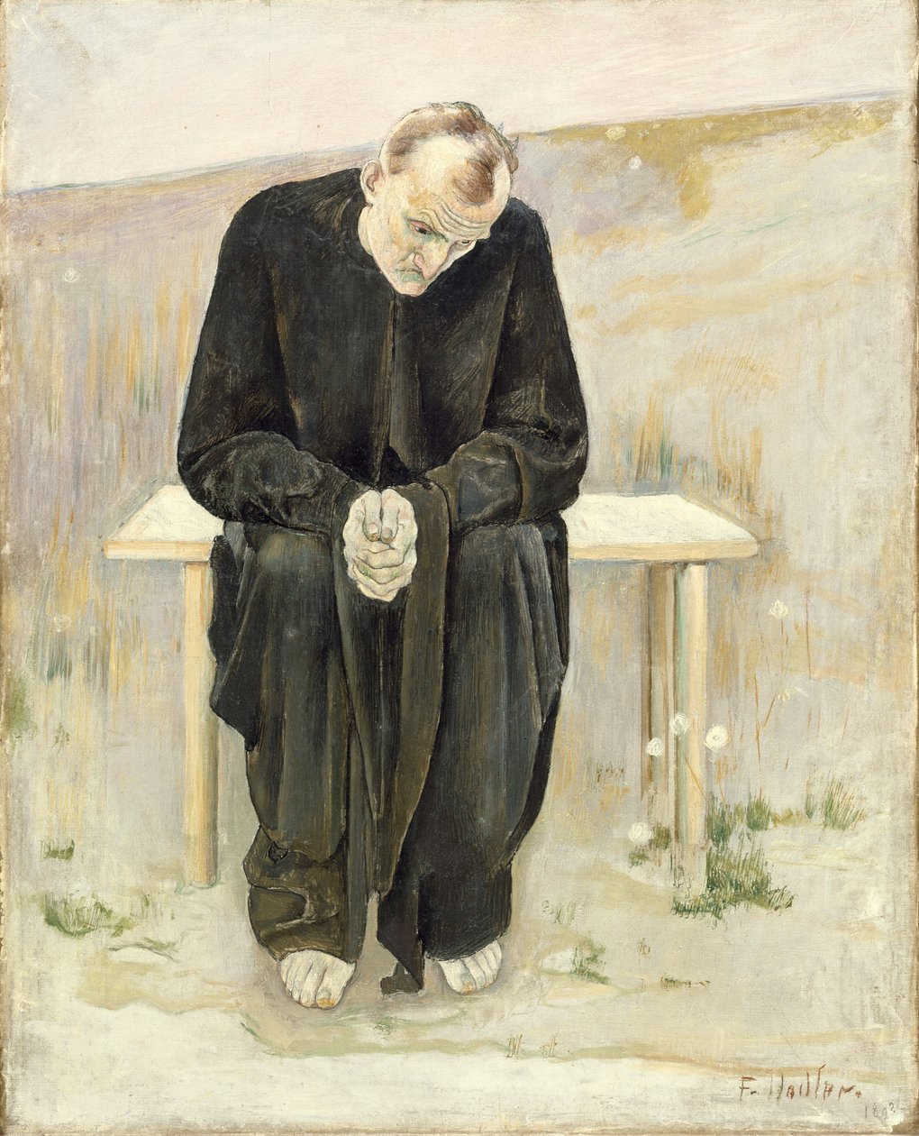 Le désabusé - Ferdinand Hodler