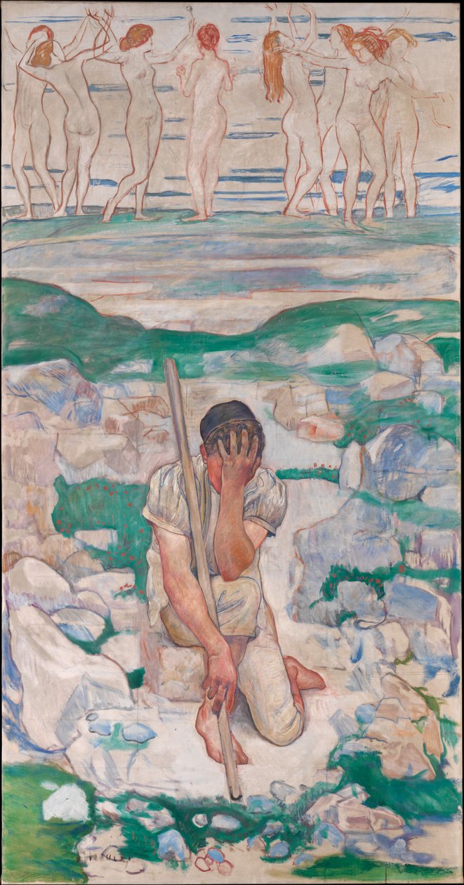 Le Rêve du berger - Ferdinand Hodler