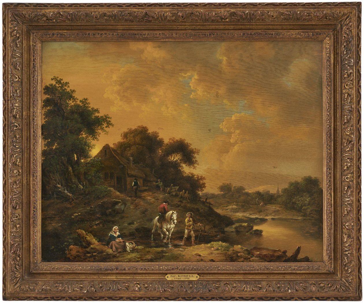 Paysage du soir - Ferdinand Kobell