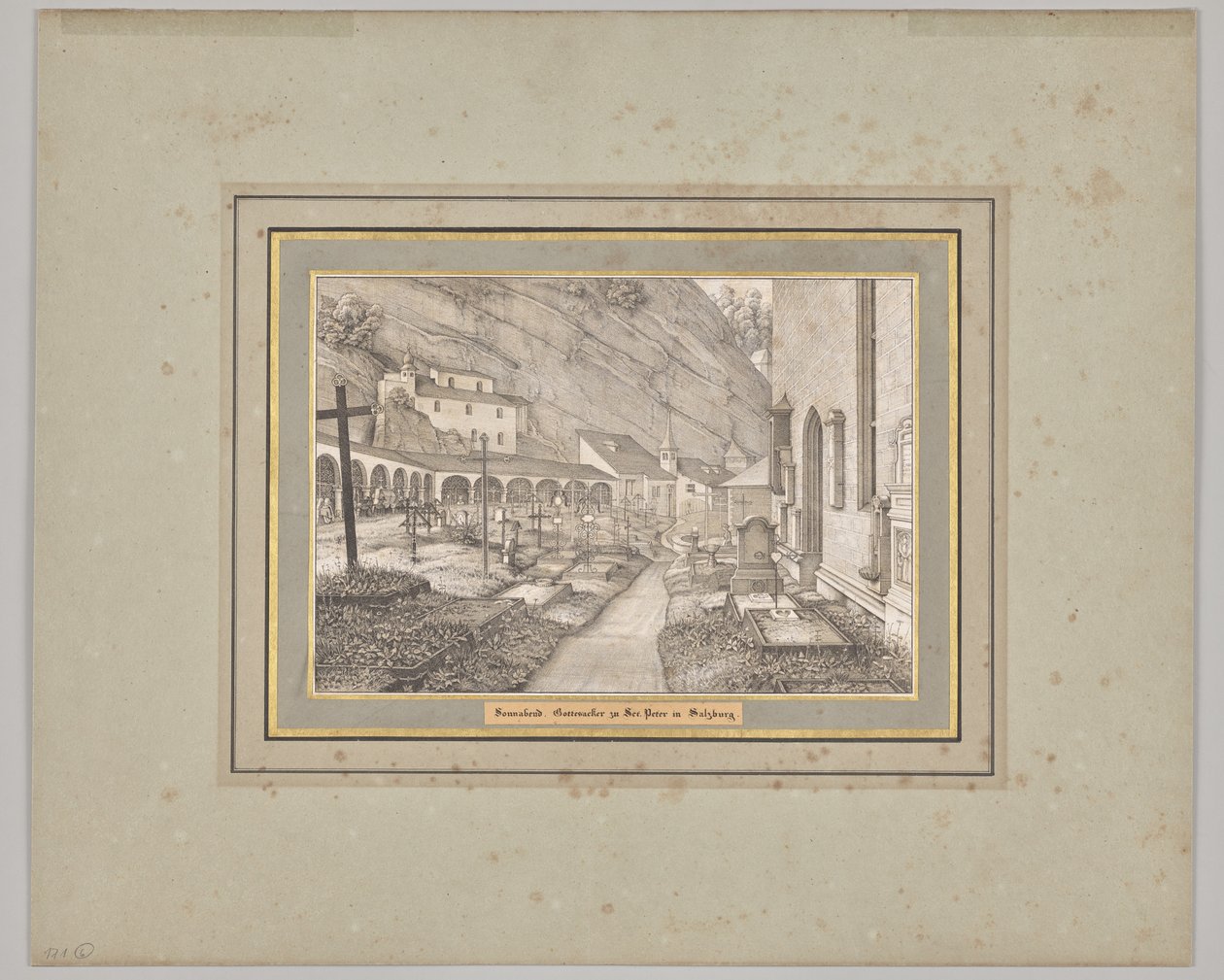 Samedi. Gottesacker à Sct. Peter à Salzbourg - Ferdinand Olivier