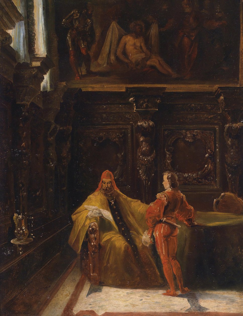 Intérieur de la Scuola di San Rocco, Venise - Ferdinand Petzl