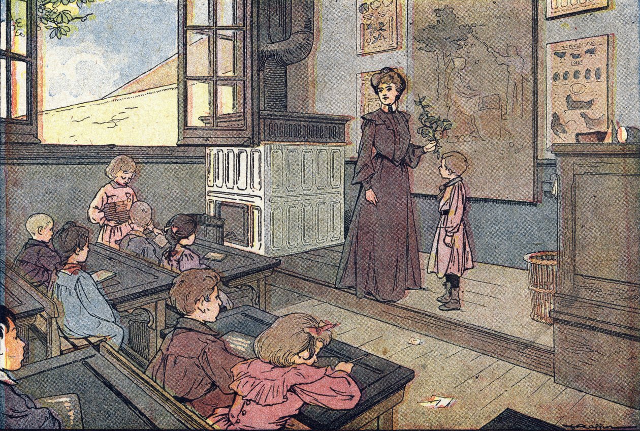 En classe, dans Imagier de l