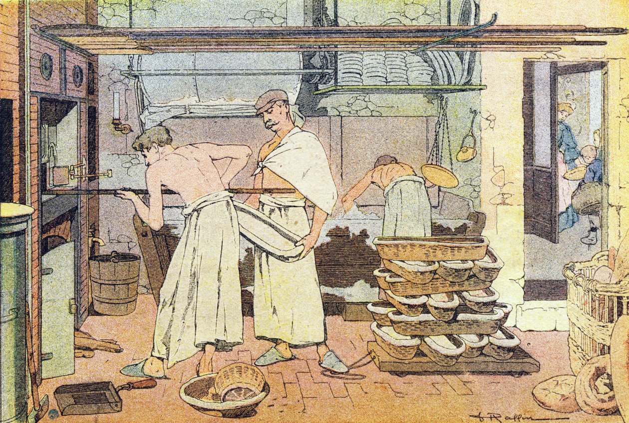 Le boulanger, dans Imagier de l