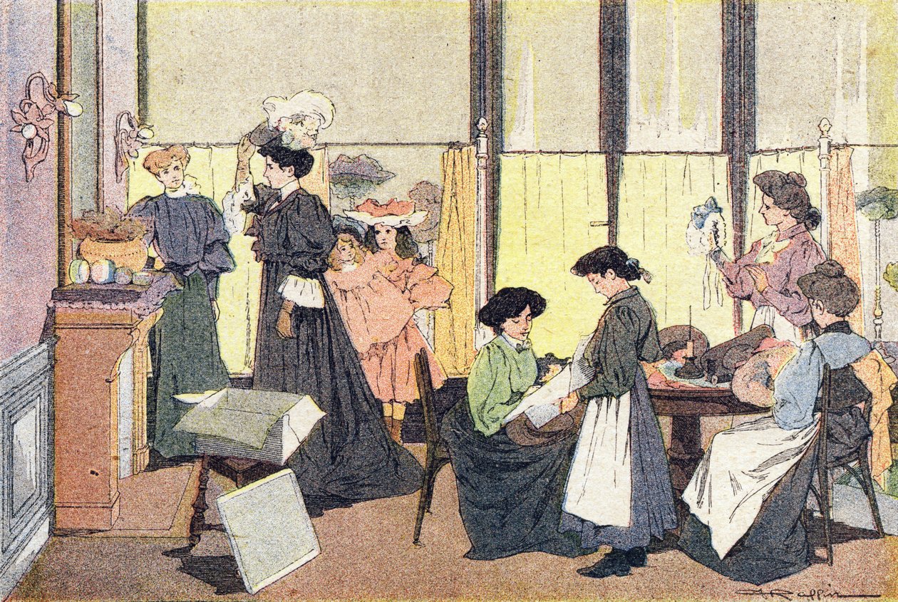 La modiste, dans Imagier de l