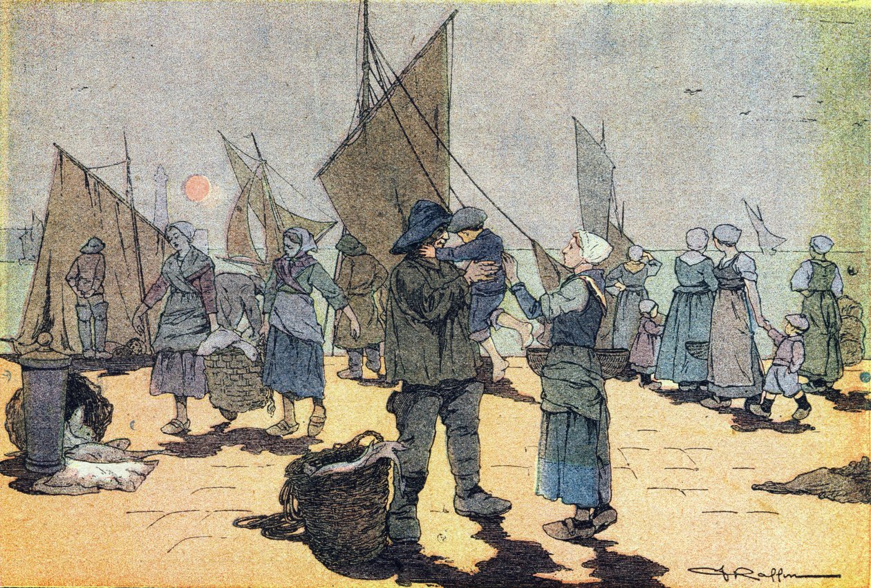 Le retour de la pêche, dans Imagier de l