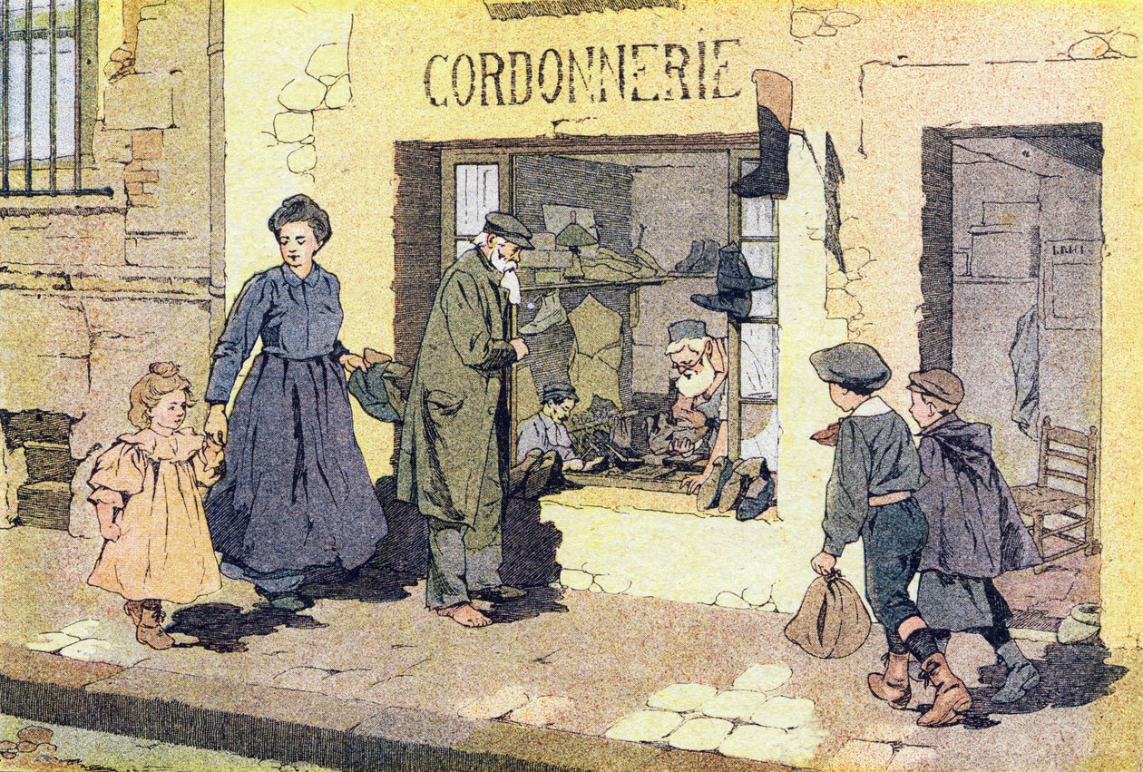 Le cordonnier, dans Imagier de l