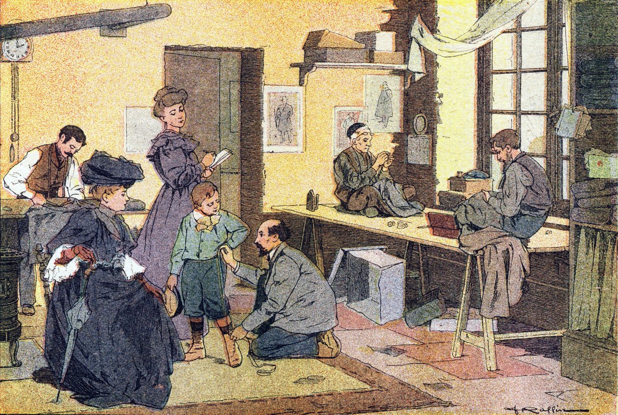 Le tailleur, dans Imagier de l